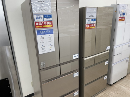 大型家電の冷蔵庫