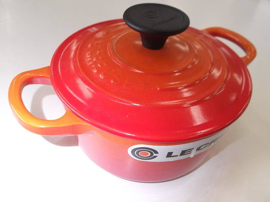 LE CREUSET(ルクルーゼ) COCOTTE RONDE （ココットロンド）14cm 両手鍋 を買取入荷しました!!【いわき鹿島店