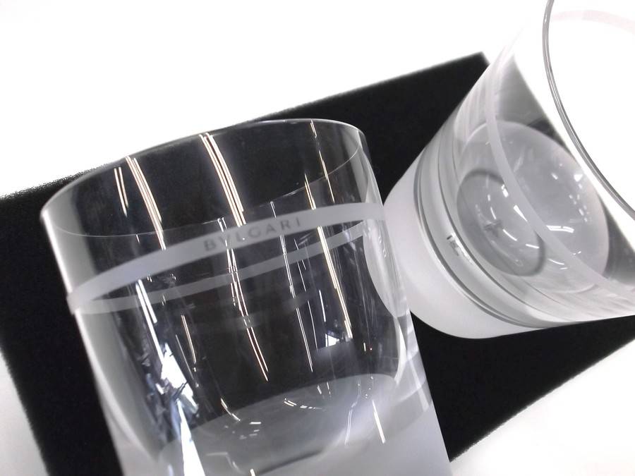 ブルガリ×ローゼンタール クリスタル フォトフレーム 写真立て