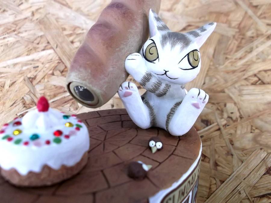かわいい猫のキャラクター 「ダヤン 」 の万華鏡 オルゴール を