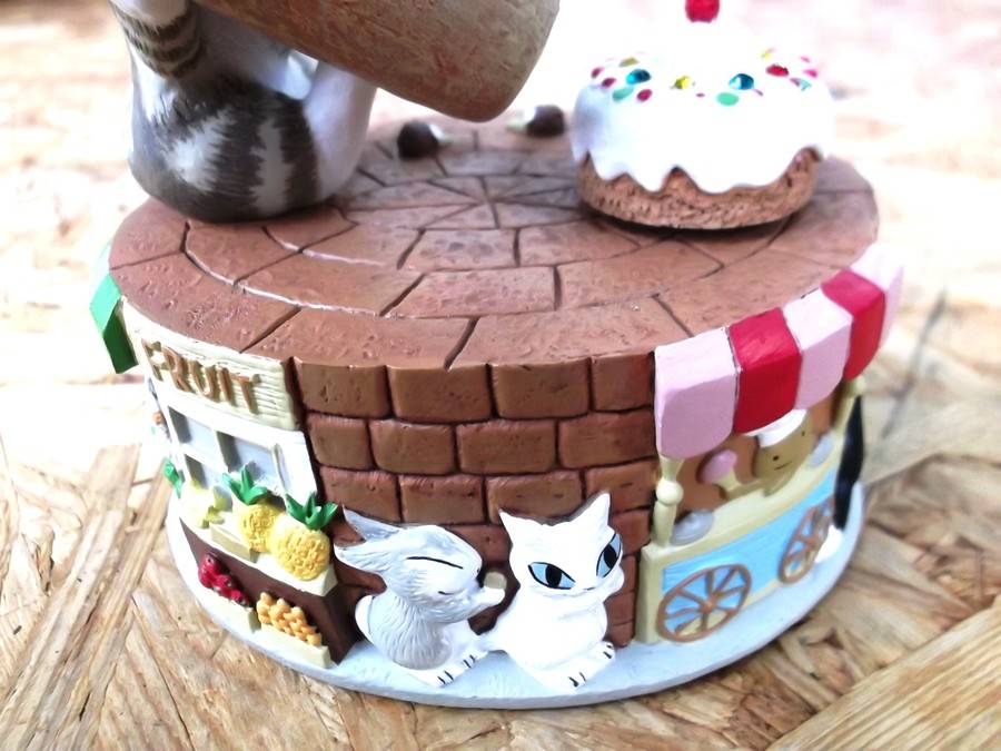 かわいい猫のキャラクター 「ダヤン 」 の万華鏡 オルゴール を