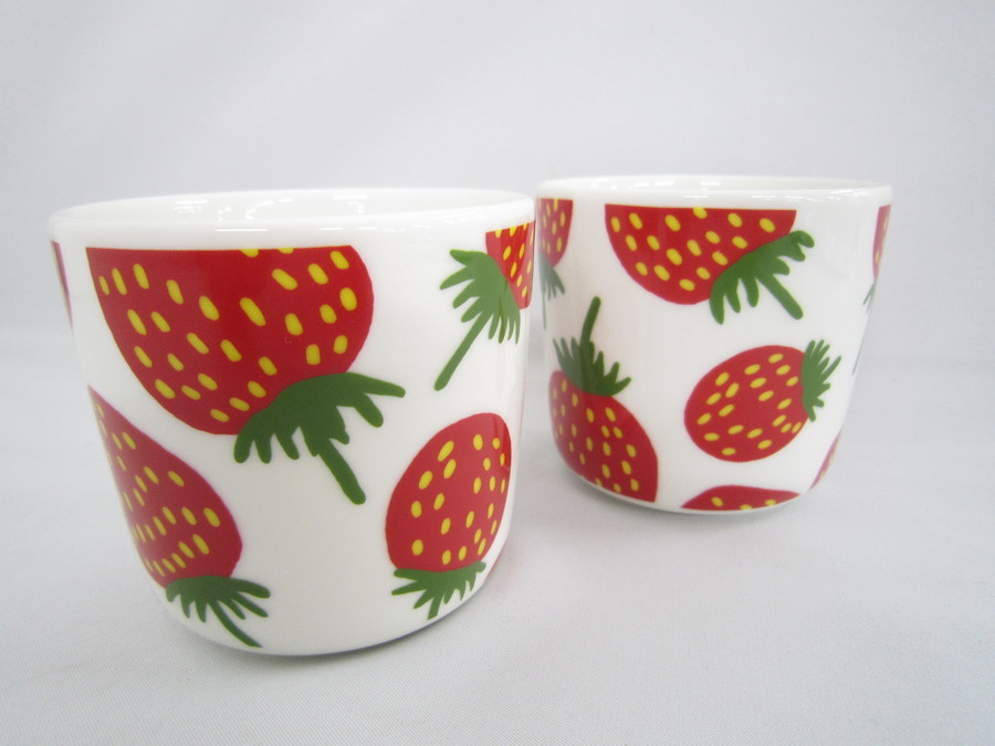 Marimekko(マリメッコ) ラテマグ 廃盤品 MANSIKKA イチゴ」入荷