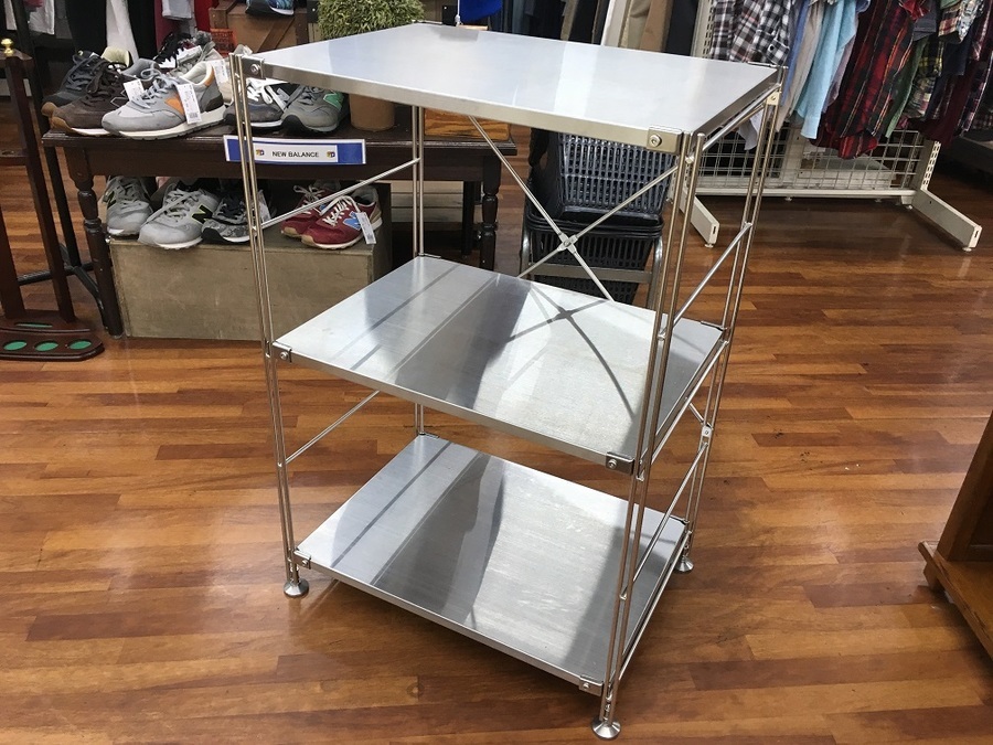 「無印良品 ステンレスユニットシェルフ・ステンレス棚セット・小」入荷！【大宮店】 [2019.04.28発行]｜リサイクルショップ トレジャー