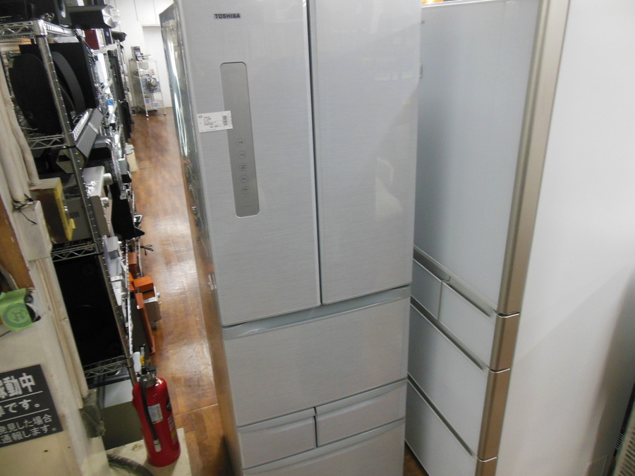 6ドア冷蔵庫　TOSHIBA（東芝）　GR-F43FS　425L　2013年製 TOSHIBA(東芝) 6ドア冷蔵庫 2013年製 GR-F43FS 425L」入荷!!【大宮店