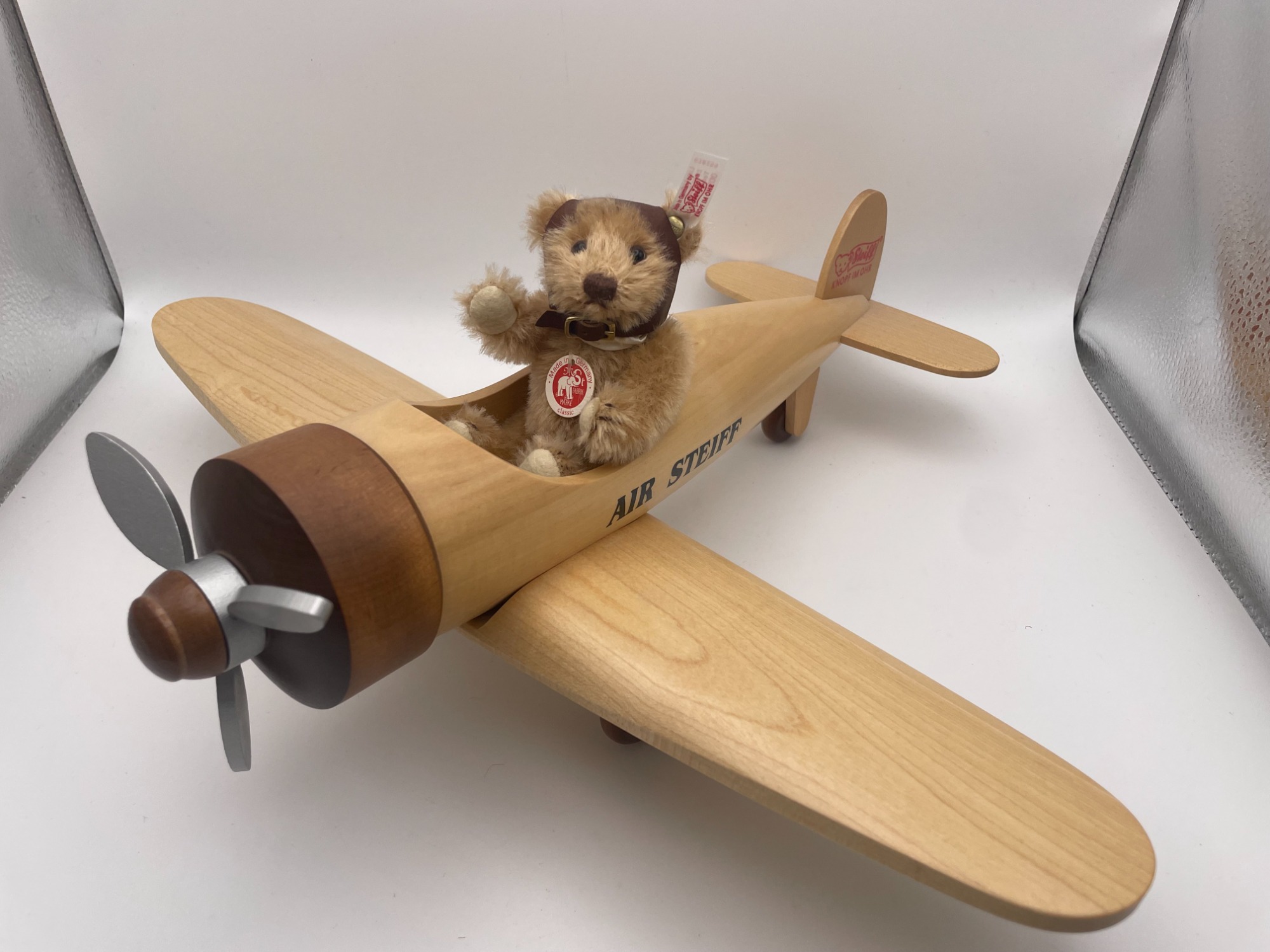 シュタイフ 飛行機とテディベア AIR Steiff ぬいぐるみ