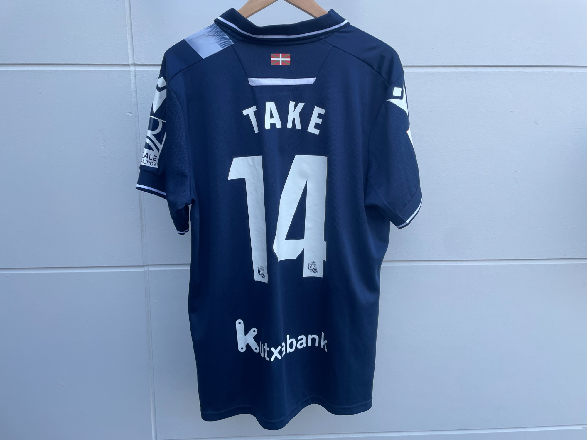 レアルソシエダ ゲームシャツ 23/24 アウェイ 久保建英 #14 買取入荷
