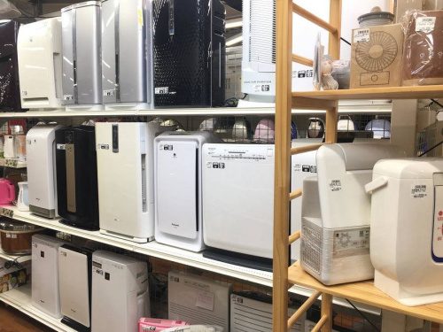 空気清浄機のテレビ