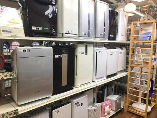 生活家電の空気清浄機