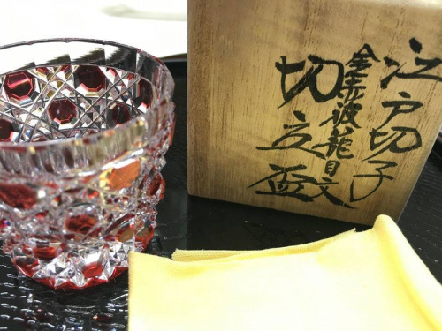 和食器の江戸切子