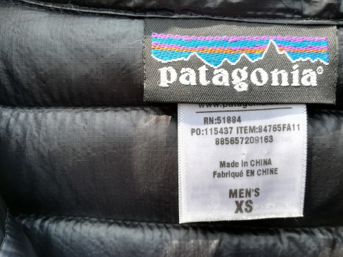 ダウンジャケットのPatagonia
