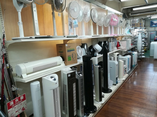 季節家電の扇風機