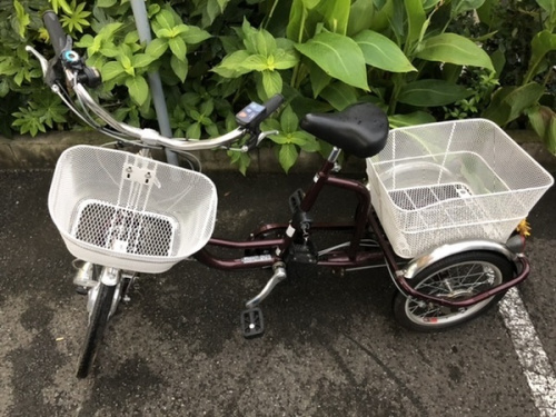 アウトドアの自転車