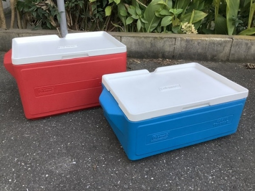 アウトドアのクーラーボックス