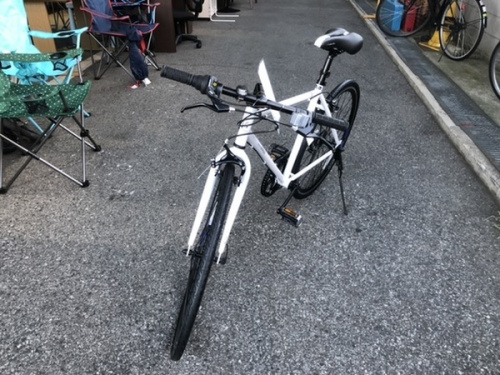 アウトドアの自転車