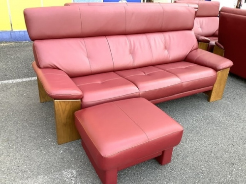 ソファのオットマン付