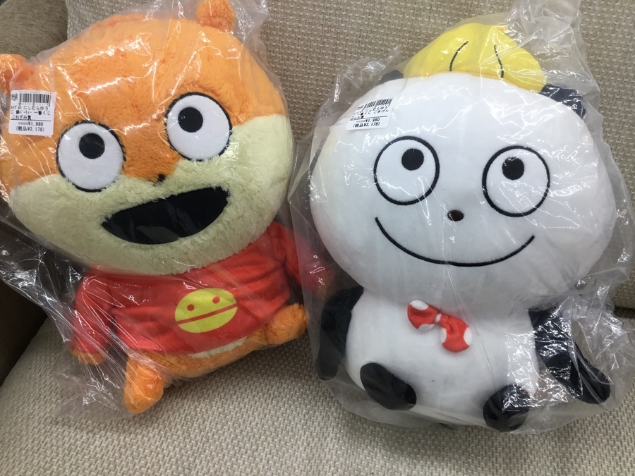 BANDAI／バンダイの「一番くじ にしむらゆうじ」のぬいぐるみ各2