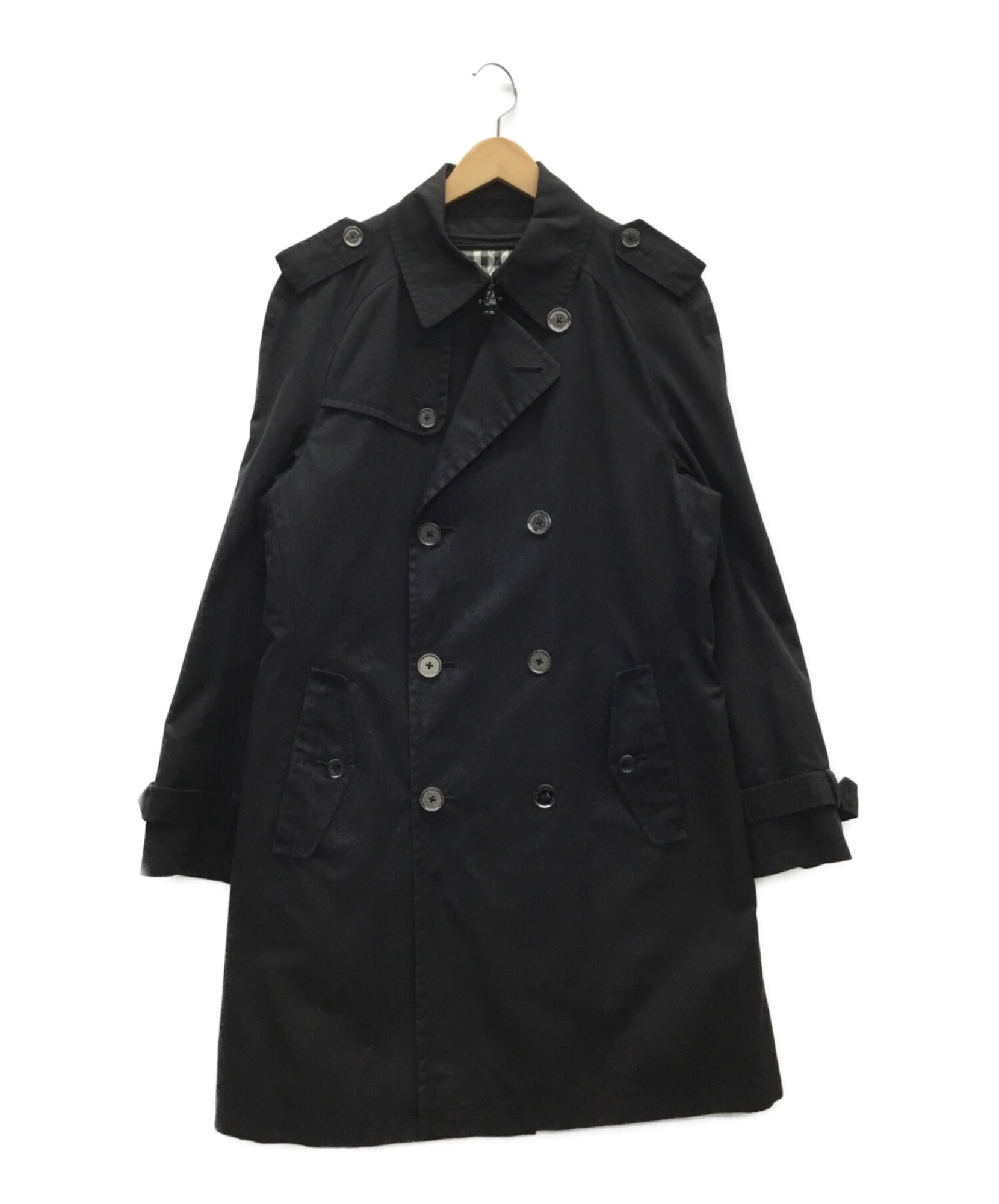 BURBERRY BLACK LABEL ライナー付 ウール トレンチコート L BURBERRY BLACK LABEL】バーバリーブラックレーベル『中綿