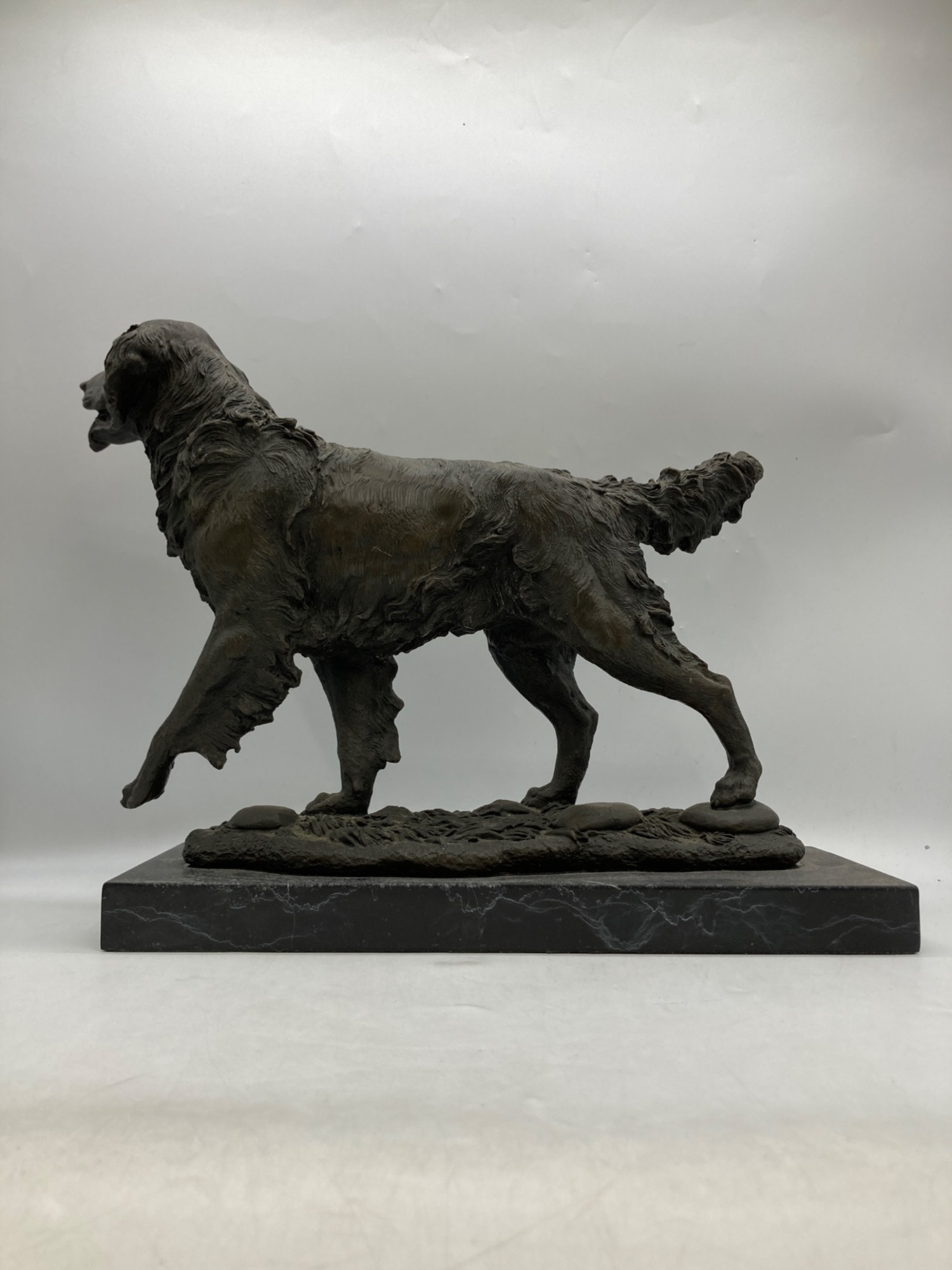 犬のブロンズ像 銅像 ゴールデンレトリバー 犬のブロンズ像/ゴールデンレトリバー 銅像