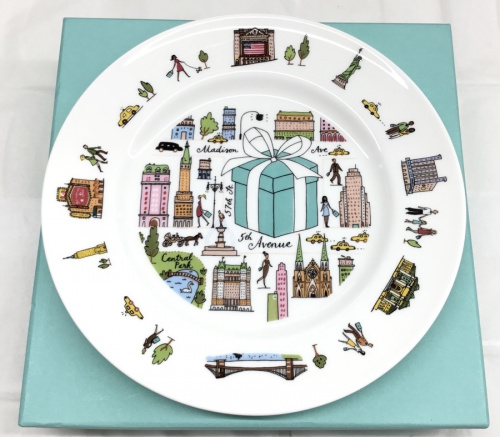 デザートプレートのティファニー