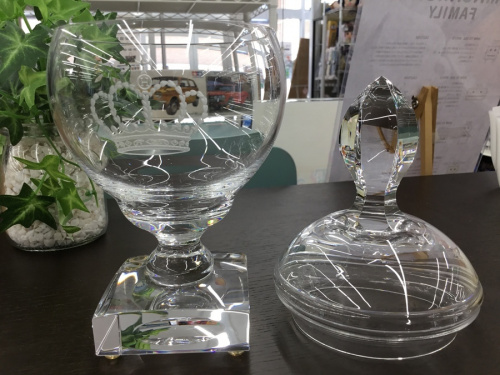 アンティークのキャンディーポット