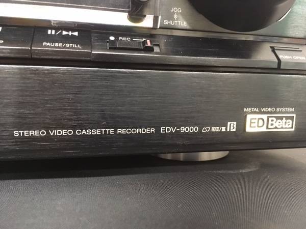 SONY のEDベータデッキ EDV-9000を入荷！！！【町田店】｜2017年