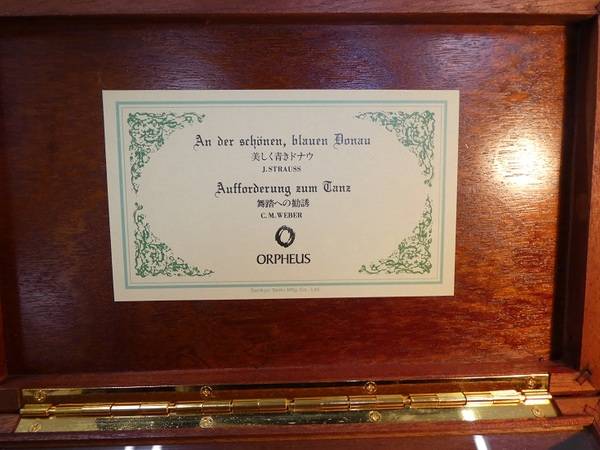 ORPHEUSの50弁オルゴールが入荷しました【町田店】｜2017年12月24日