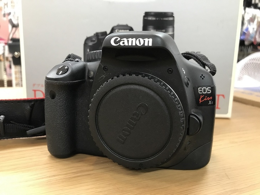 Canonのデジタル一眼レフEOS Kiss X4ダブルズームレンズキットが入荷しました！【町田店】 [2019.06.05発行]｜リサイクル