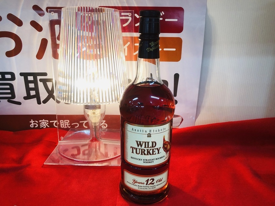 WILD TURKEY ワイルドターキー 12年 旧ボトル 分割ラベル　希少 未開封希少 ワイルドターキー12年ウイスキー 旧ラベル101
