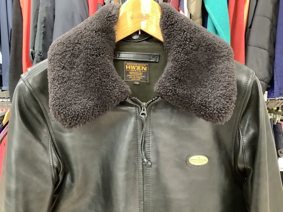 レアアイテム】HWZN.MFG.CO WG-1レザージャケットが入荷致しました
