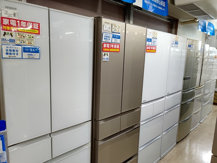 大容量】大型冷蔵庫を多数展示中！安心の日本製も多数！ぜひ一度ご覧 