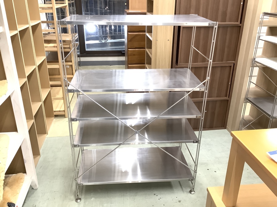 無印良品】 ステンレスユニットシェルフ 【トレファク町田店】