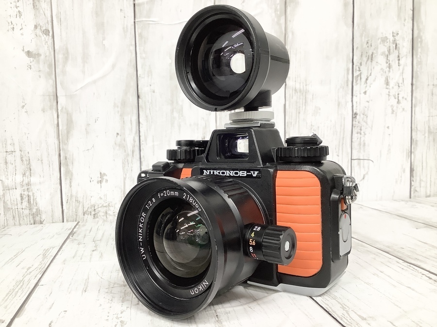 希少 Nikon NIKONOS-V モスグリーン 水中カメラ フィルムカメラ ニコン ニコノスV モスグリーン+ニッコール35mmF2.5 中古カメラ