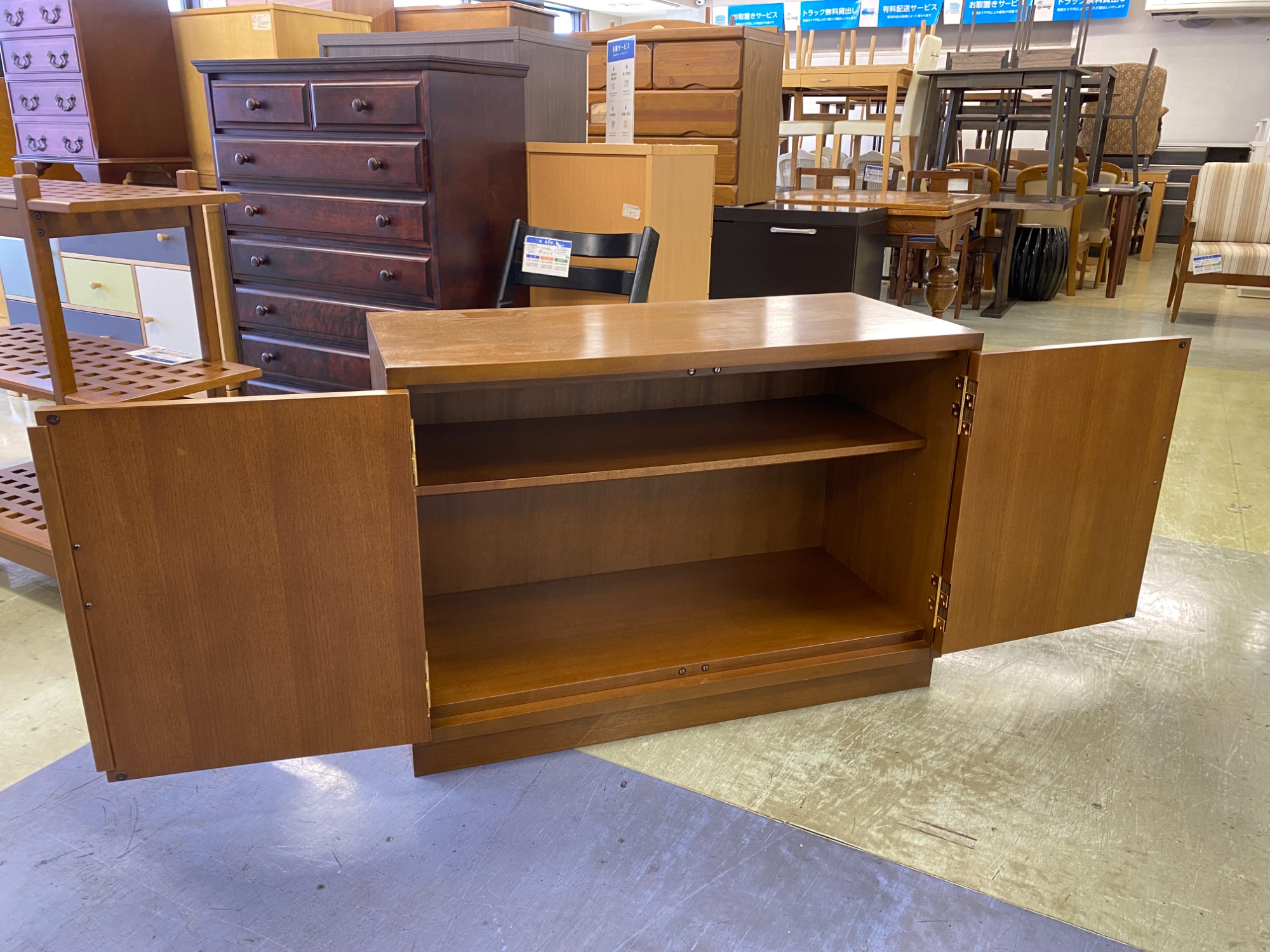 カリモクDomaniキャビネット② 町田店家具紹介 ～ karimoku（カリモク）- キャビネット domani