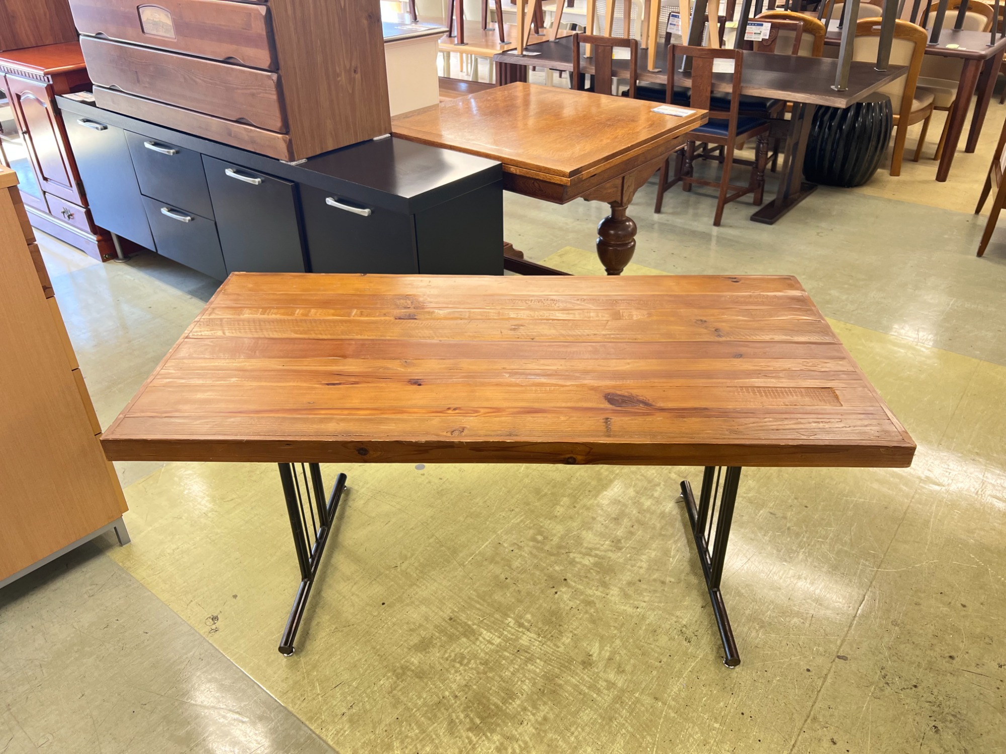 ノットアンティークス■グリット2　LDテーブル　1400　古材　ダイニング Knot antiques GRIT II LD TABLE 1400 / ノットアンティークス