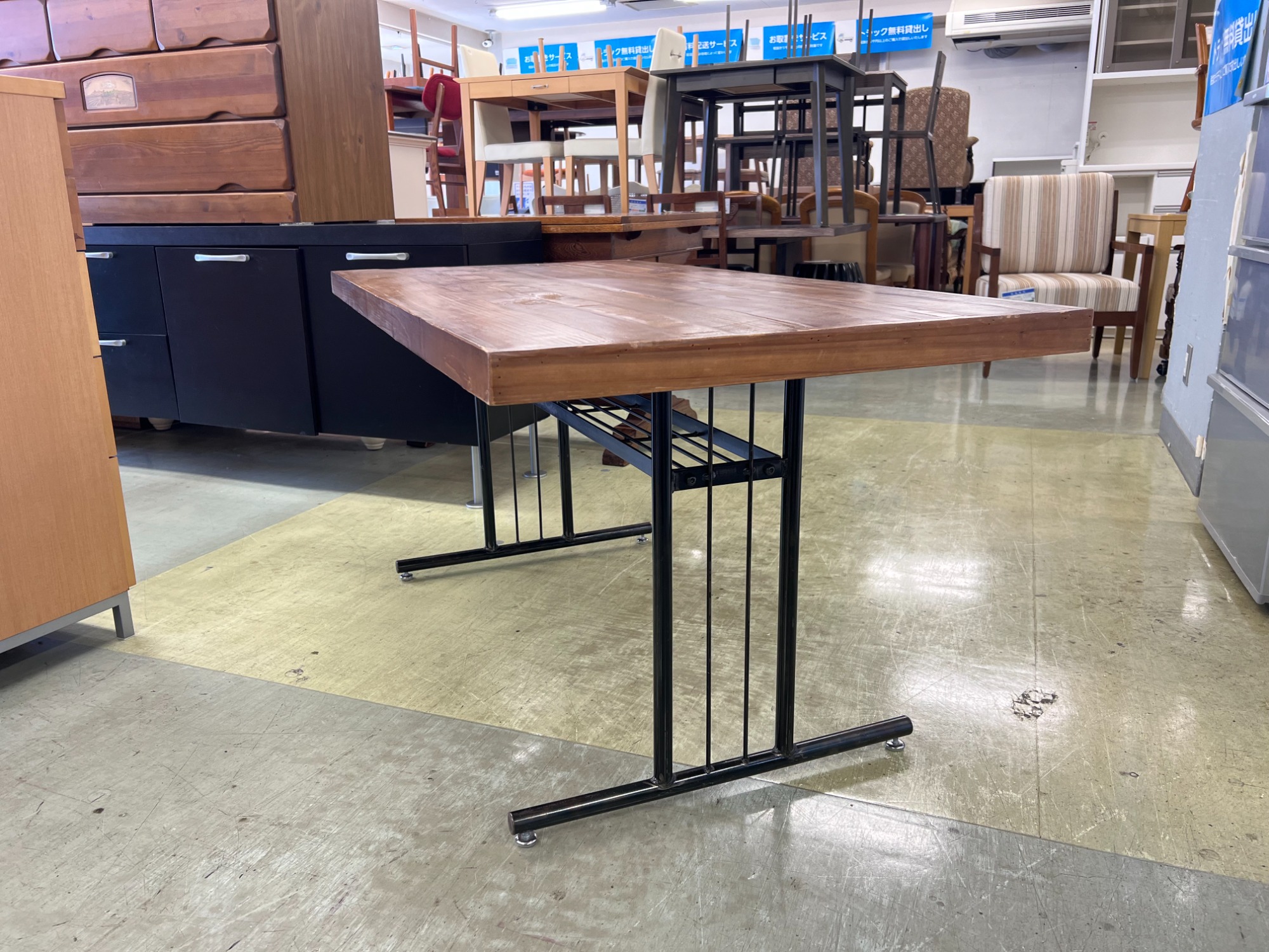 Knot antiques ノットアンティークス グリッドIIダイニングテーブル Knot antiques GRIT II TABLE 1100 / ノットアンティークス