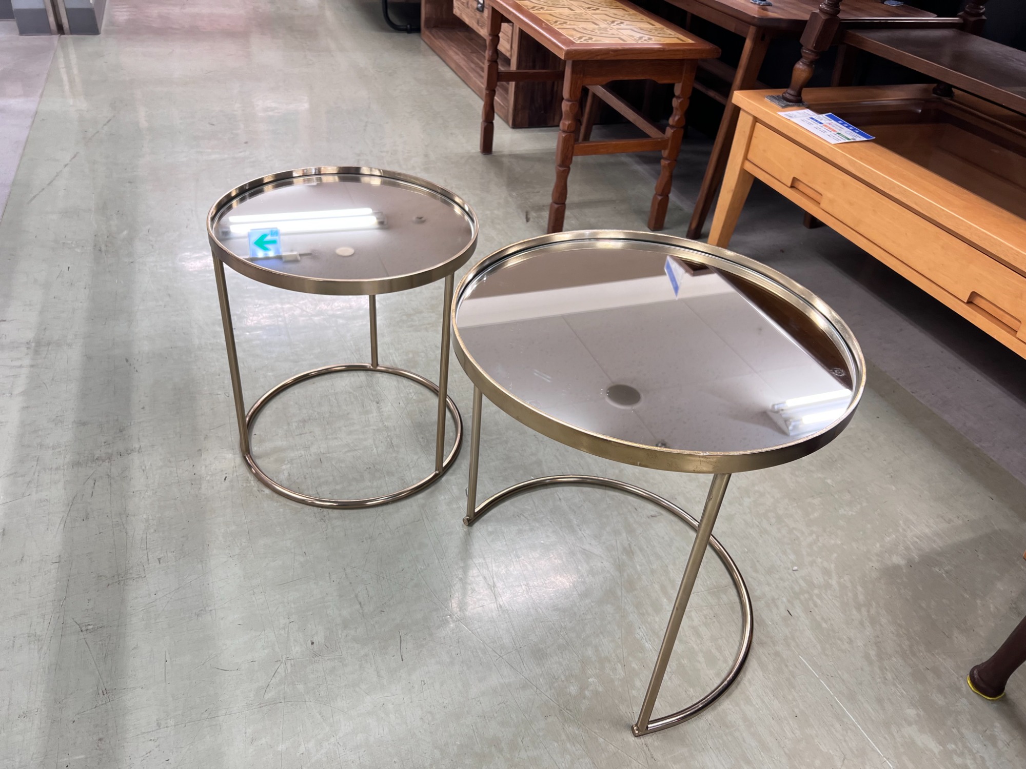 希少  ZARA HOME  ザラホーム ネストテーブル ウッド ネストテーブル (2個セット) | Zara Home 日本/Japan