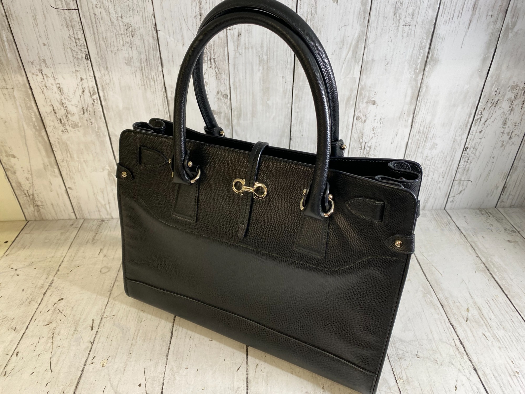 Ferragamo フェラガモ エイミー ガンチーニ ハンドバッグ トートバッグ Salvatore Ferragamo◇Amy/エイミー/スモールサイズ/2WAYトート