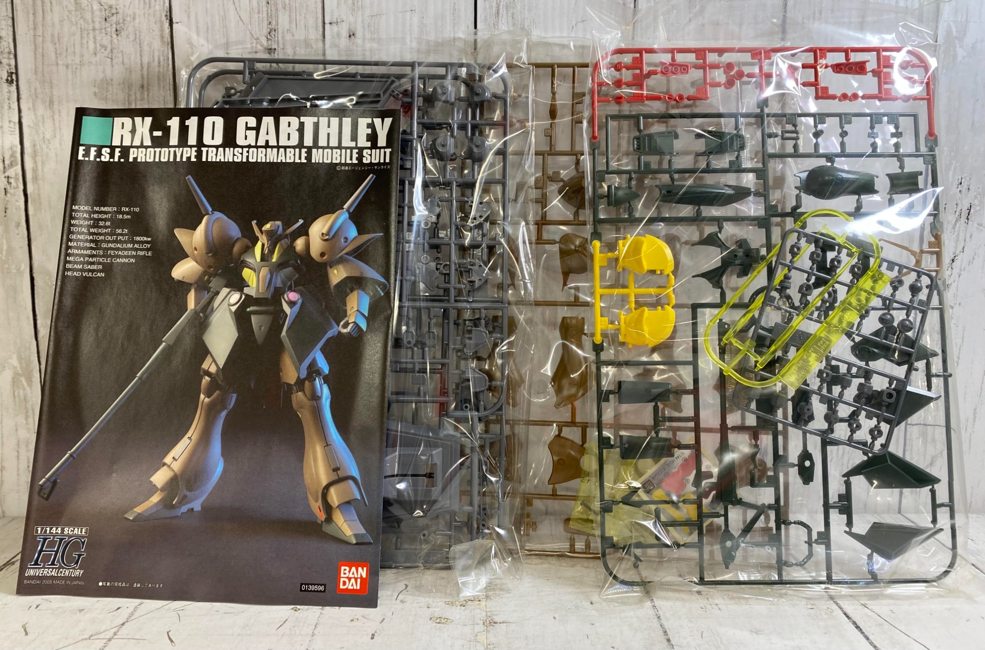 機動戦士Zガンダム★ガブスレイ★RX-110★GABTHLEY★２００５★未開封 旧キット バンダイ 1／144 RX－110 ガブスレイ機動戦士Zガンダム