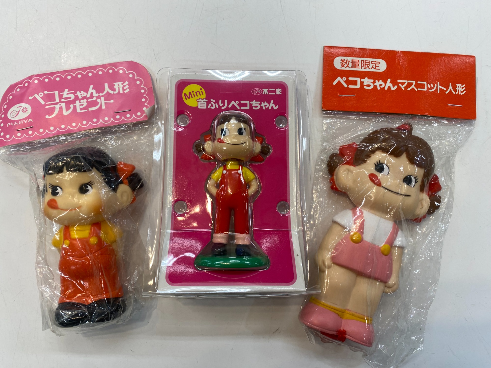 店頭用　おしゃべりペコちゃん　ジャンク品 不二家 ペコちゃん 店頭用首ふり人形 109cm | ブリキのおもちゃ