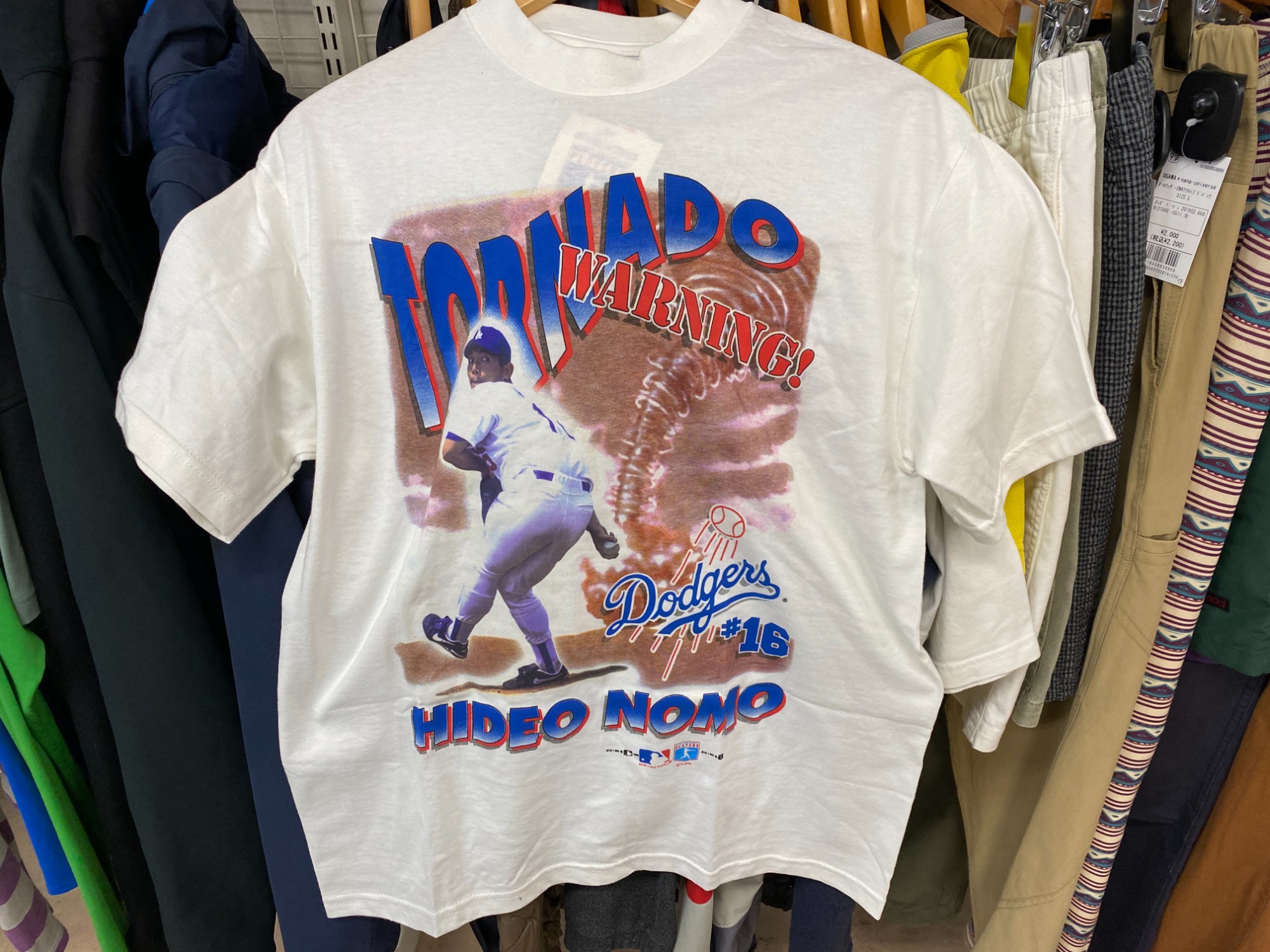 古着・アメカジ衣類強化買取強化中！90's野茂英雄Tシャツ が買取入荷