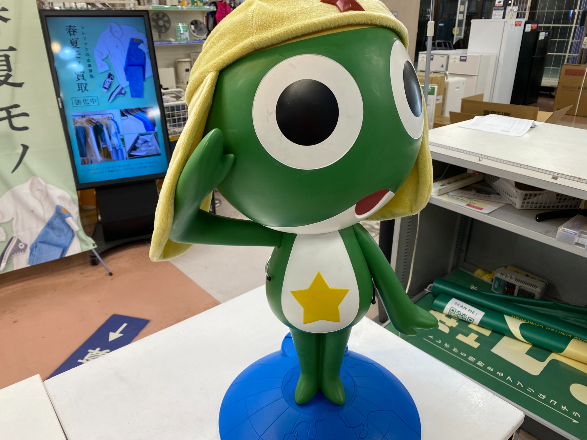 ホビー買取り強化中！】1/1スケールフィギュアでっかいケロロ軍曹が