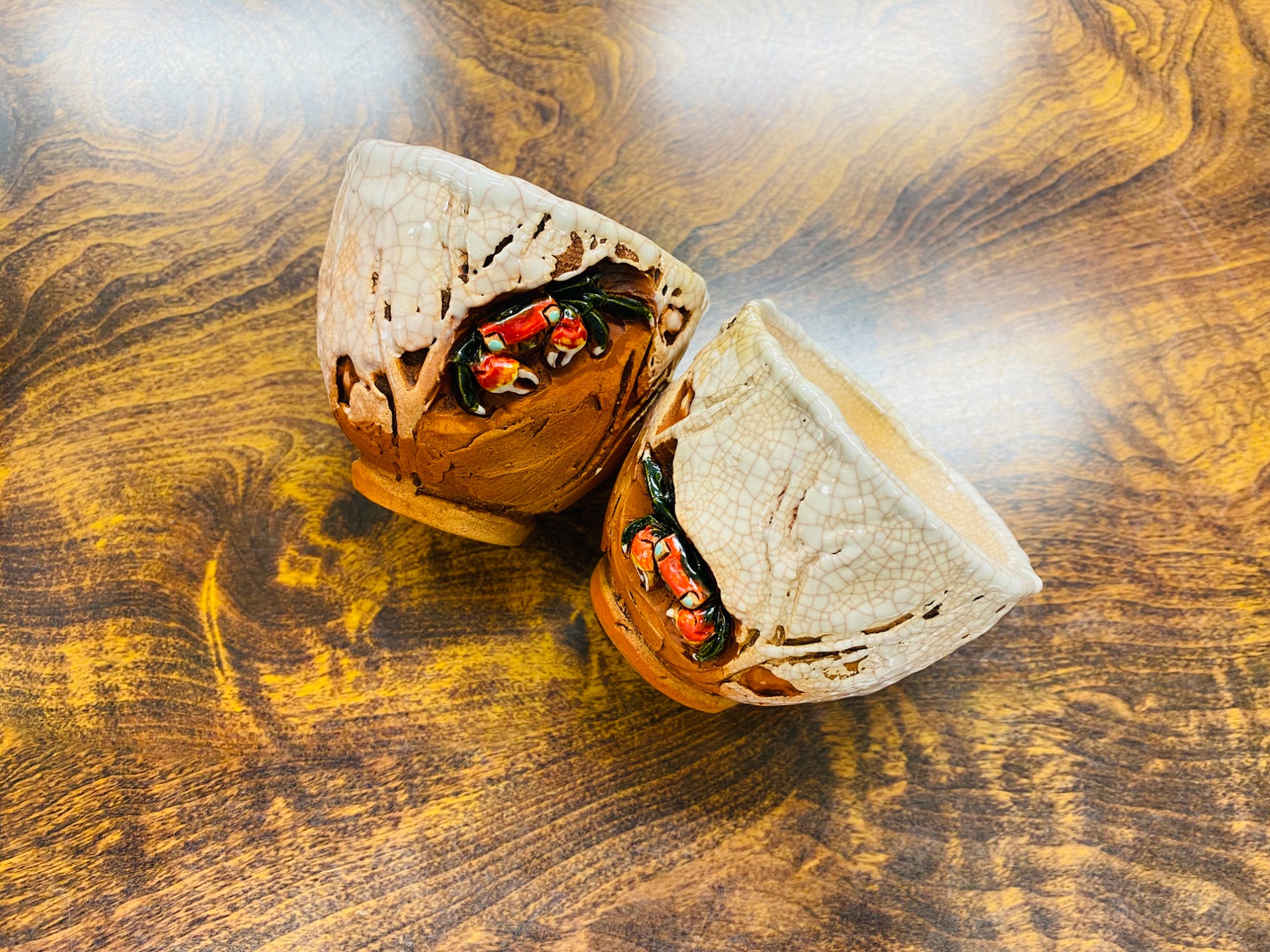 楽山焼き・湯呑み 和食器買取強化中！！楽山焼きの湯呑み揃えが買取入荷しました