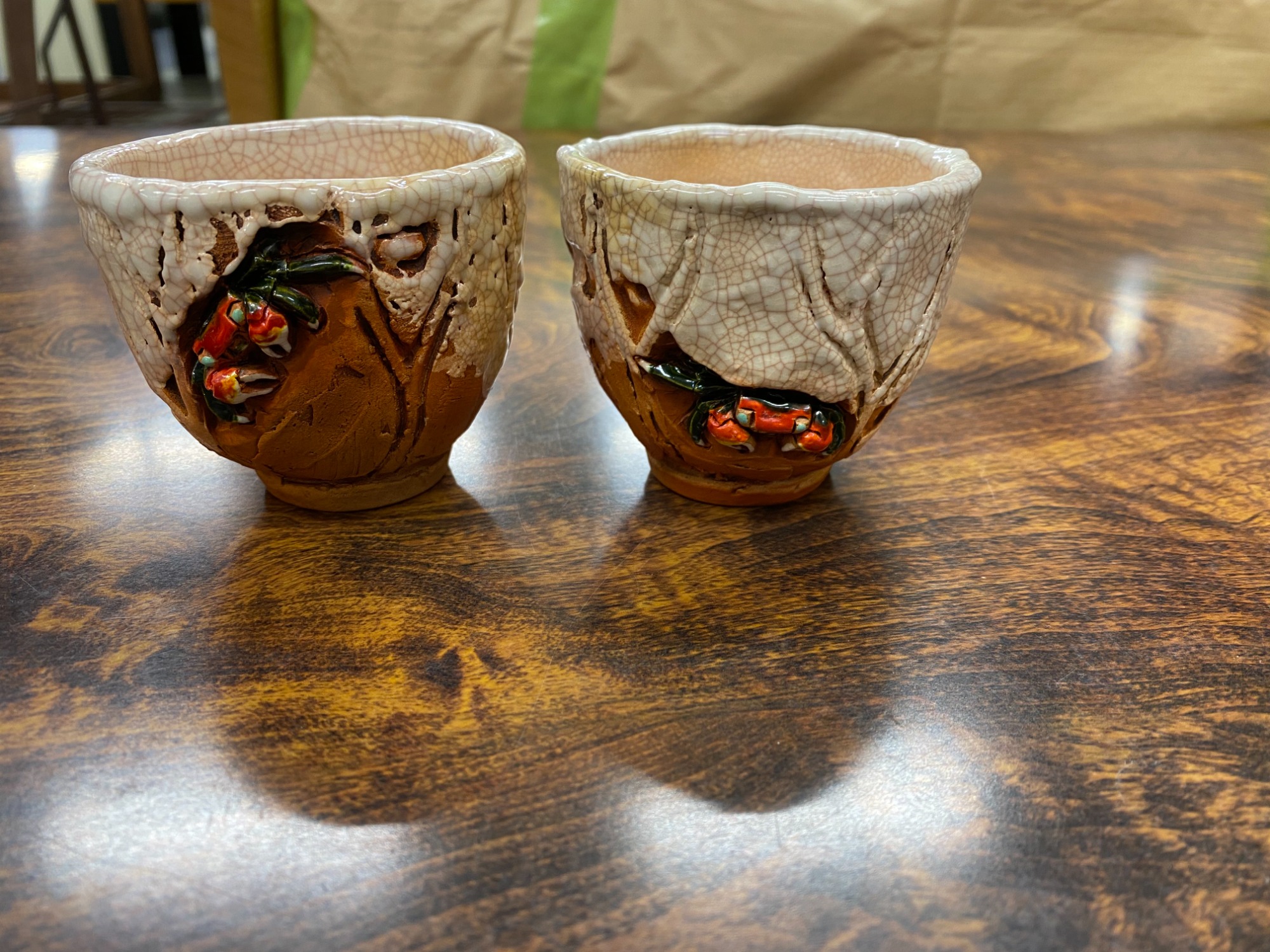 楽山焼き・湯呑み 和食器買取強化中！！楽山焼きの湯呑み揃えが買取入荷しました