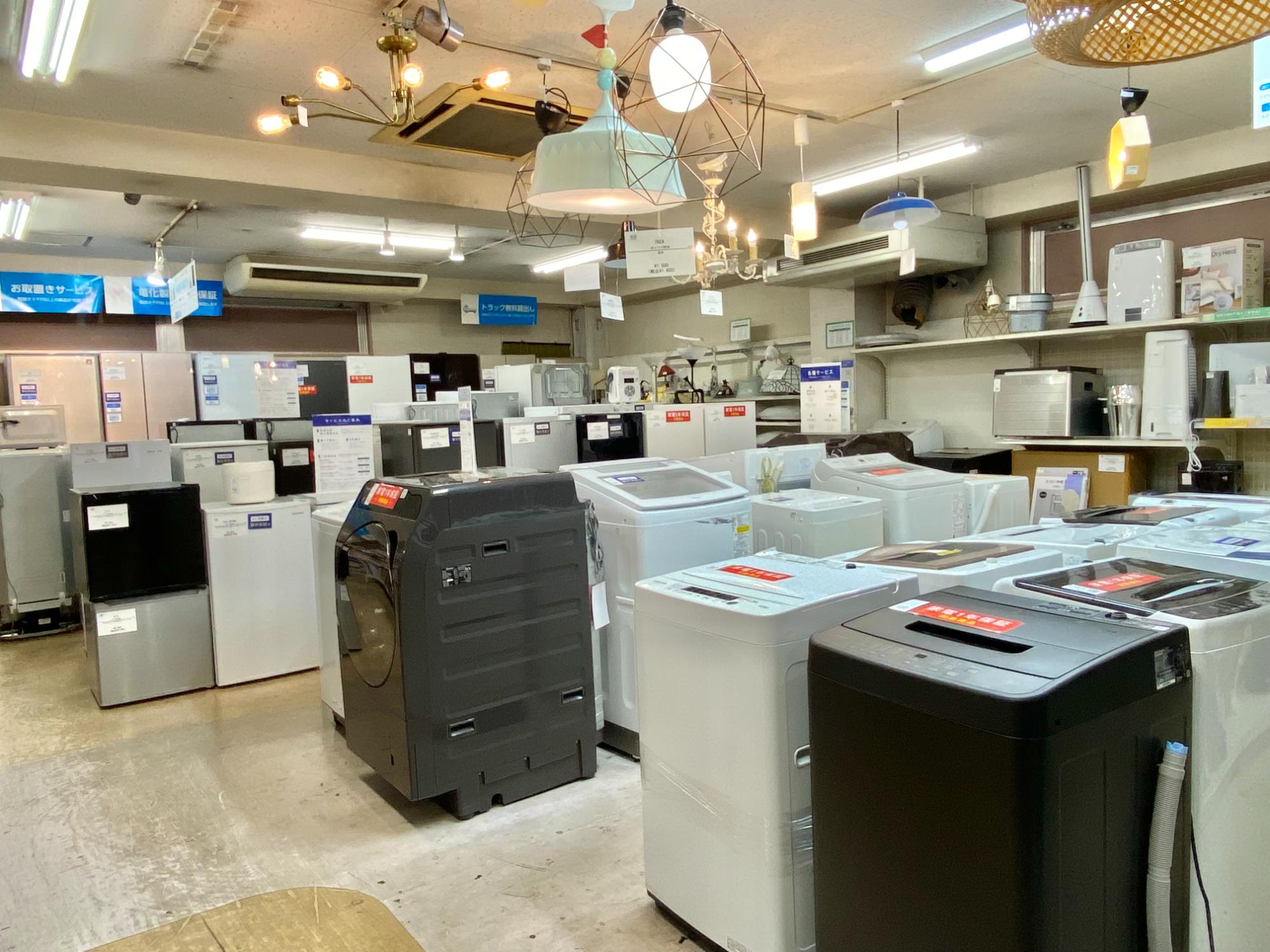 家電大量展示中！】新生活応援！！冷蔵庫や洗濯機など、生活家電のお