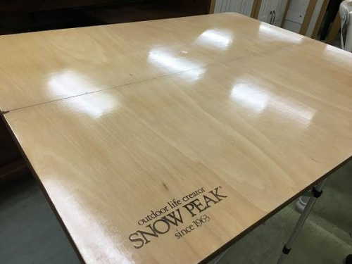 キャンプ用品のsnow peak（スノーピーク）