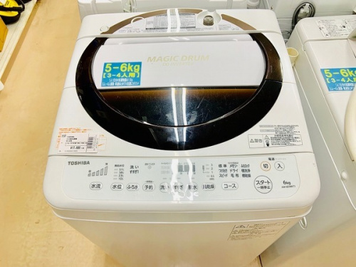 生活家電の洗濯機