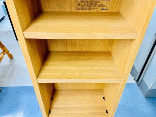 オーク材薄型ラックの無印良品