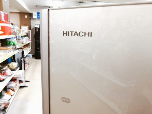 3ドア冷蔵庫　中古の日立　HITACHI