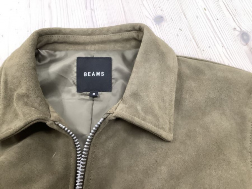 ジャケットのレザーブルゾン