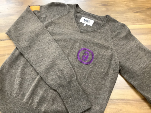 Maison Margiela(メゾン　マルジェラ)のウール混Ｖネックニット